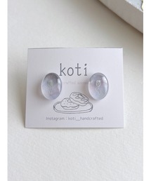 【koti】Hella mist oval ピアス(MA)