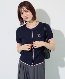セール】Shoulder Zip Design T-shirt/ショルダージップTシャツ