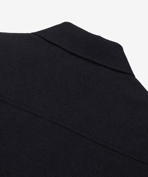 MINDBRIDGE（マインドブリッジ）の「[COUTURE]ワッフル生地ポケットセミオーバーフィット半袖シャツ（シャツ/ブラウス・メンズ・ブラック・100/110/95/105）」の9枚目の写真