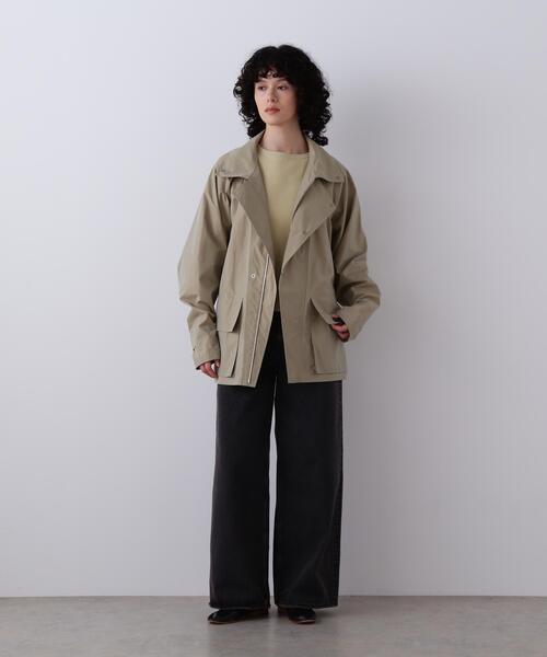 YLEVE(イレーヴ)の「YLEVE / 13.5oz DENIM HIGH WAIST WIDE(デニムパンツ・レディース・グレー/ブルー・0/1/2)」の1枚目の写真