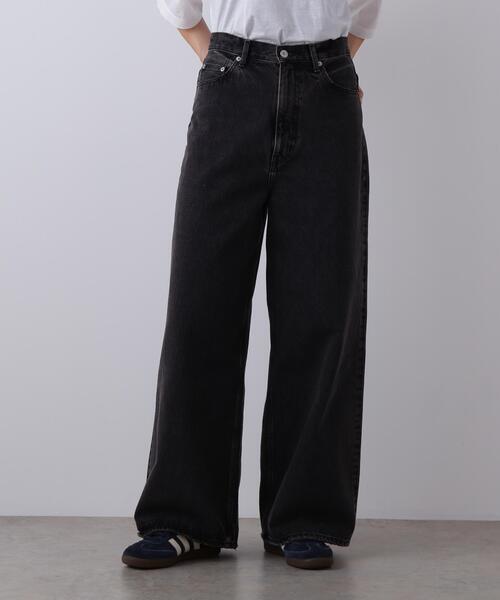 YLEVE(イレーヴ)の「YLEVE / 13.5oz DENIM HIGH WAIST WIDE(デニムパンツ・レディース・グレー/ブルー・0/1/2)」の5枚目の写真