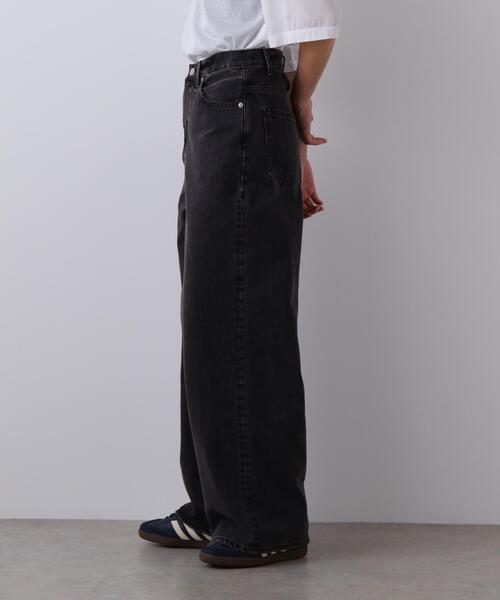 YLEVE(イレーヴ)の「YLEVE / 13.5oz DENIM HIGH WAIST WIDE(デニムパンツ・レディース・グレー/ブルー・0/1/2)」の6枚目の写真