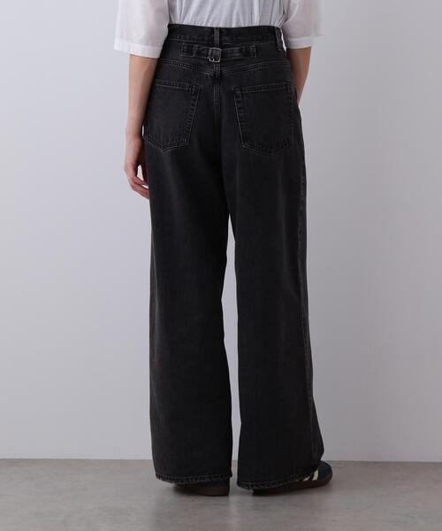 YLEVE(イレーヴ)の「YLEVE / 13.5oz DENIM HIGH WAIST WIDE(デニムパンツ・レディース・グレー/ブルー・0/1/2)」の7枚目の写真