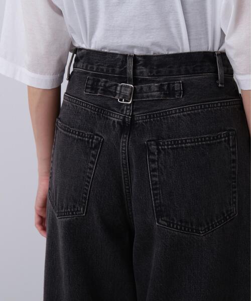 YLEVE(イレーヴ)の「YLEVE / 13.5oz DENIM HIGH WAIST WIDE(デニムパンツ・レディース・グレー/ブルー・0/1/2)」の9枚目の写真