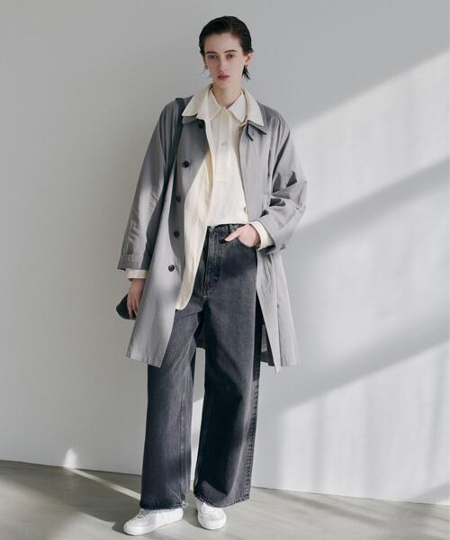 YLEVE(イレーヴ)の「YLEVE / 13.5oz DENIM HIGH WAIST WIDE(デニムパンツ・レディース・グレー/ブルー・0/1/2)」の12枚目の写真