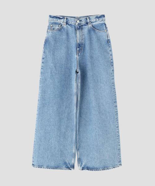 YLEVE(イレーヴ)の「YLEVE / 13.5oz DENIM HIGH WAIST WIDE(デニムパンツ・レディース・グレー/ブルー・0/1/2)」の14枚目の写真