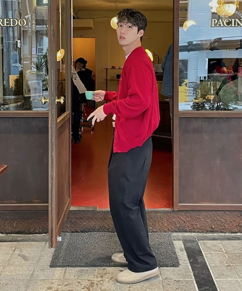 WESTBOY(ウエストボーイ)の「Y2K タック テーパードパンツ WO26W1PT02(スラックス・メンズ・ブラック/ベージュ・XL/M/L)」の15枚目の写真