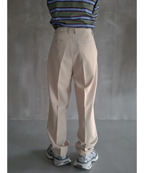 WESTBOY(ウエストボーイ)の「Y2K タック テーパードパンツ WO26W1PT02(スラックス・メンズ・ブラック/ベージュ・XL/M/L)」の21枚目の写真