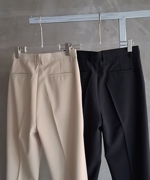 WESTBOY(ウエストボーイ)の「Y2K タック テーパードパンツ WO26W1PT02(スラックス・メンズ・ブラック/ベージュ・XL/M/L)」の4枚目の写真