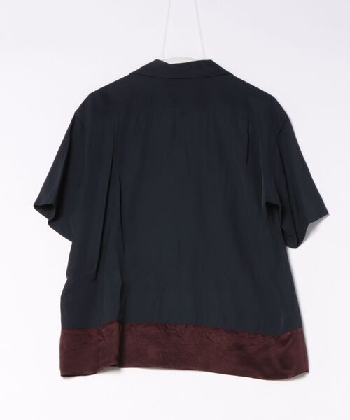 TOGA VIRILIS（トーガ ビリリース）の「TOGA VIRILIS Rayon silk twill shirt（シャツ/ブラウス・メンズ・ネイビー・46）」の4枚目の写真