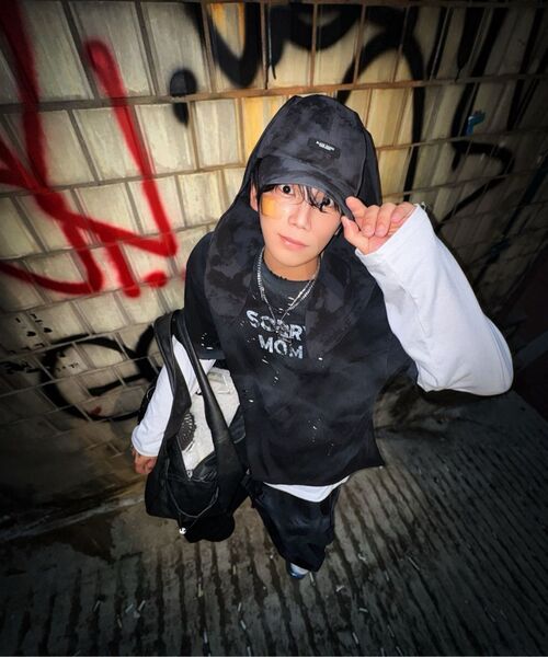 MWOONG（ムン）の「Destroyed P dusty black B（スウェットパンツ・レディース・その他・FREE）」の11枚目の写真