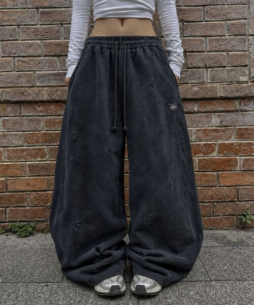 MWOONG（ムン）の「Destroyed P dusty black B（スウェットパンツ・レディース・その他・FREE）」の19枚目の写真