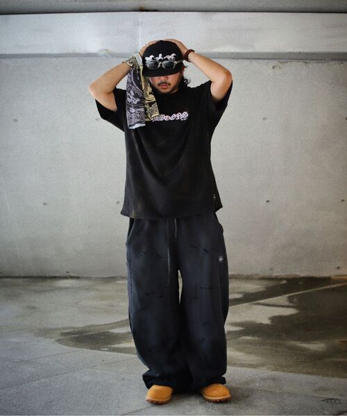 MWOONG（ムン）の「Destroyed P dusty black B（スウェットパンツ・レディース・その他・FREE）」の22枚目の写真