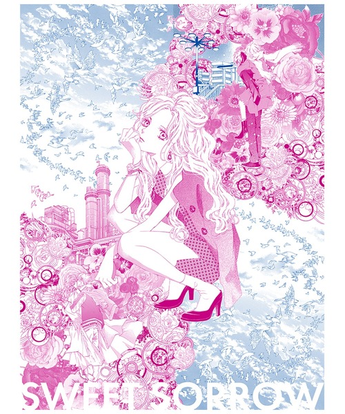 MEDICOM TOY(メディコムトイ)の「持田あき 『スイートソロウ 』 Tシャツ(Tシャツ/カットソー・メンズ・ホワイト・X-LARGE/LARGE/MEDIUM/SMALL)」の2枚目の写真