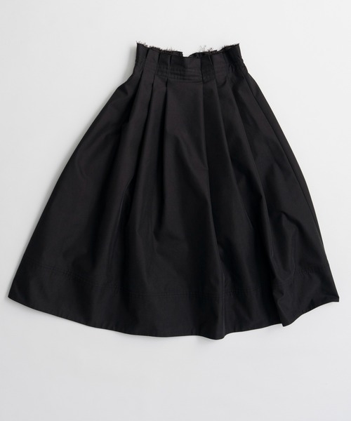 MAISON SPECIAL（メゾンスペシャル）の「【2026Autumn PRE-ORDER】Wide Tuck Volume Skirt/ワイドタックボリュームスカート（スカート・レディース・ベージュ/ブラック・38/36）」の13枚目の写真