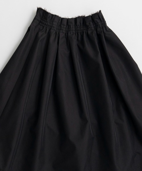 MAISON SPECIAL（メゾンスペシャル）の「【2026Autumn PRE-ORDER】Wide Tuck Volume Skirt/ワイドタックボリュームスカート（スカート・レディース・ベージュ/ブラック・38/36）」の19枚目の写真