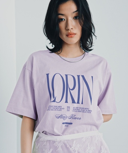 LEPSIM(レプシィム)の「カラーロゴTEE 1049028(Tシャツ/カットソー・レディース・チャコールグレー/ブルー/オフホワイト/パープル/ピンク・FREE)」の15枚目の写真