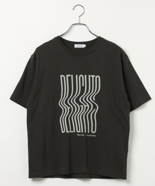 LEPSIM(レプシィム)の「カラーロゴTEE 1049028(Tシャツ/カットソー・レディース・チャコールグレー/ブルー/オフホワイト/パープル/ピンク・FREE)」の19枚目の写真