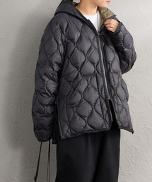WEB先行予約】[TAION/タイオン] MILITARY キルティングダウンケープ