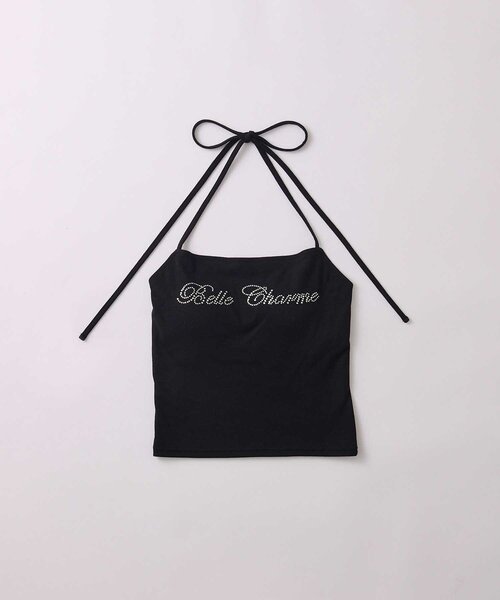 Belle Charme(ベルシャルム)の「【Belle Charme】Jewel Logo Halter Inner(チューブトップ・レディース・オフホワイト/ピンク/ブラック・FREE)」の14枚目の写真