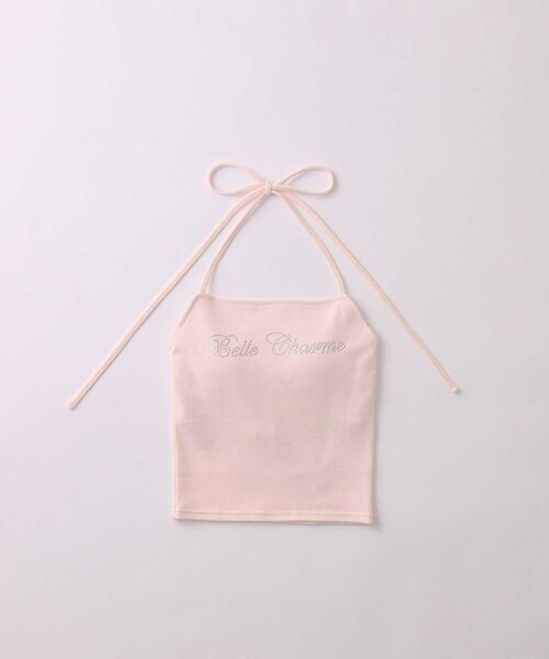 Belle Charme(ベルシャルム)の「【Belle Charme】Jewel Logo Halter Inner(チューブトップ・レディース・オフホワイト/ピンク/ブラック・FREE)」の19枚目の写真