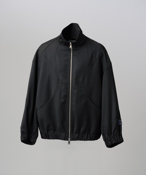 MAISON SPECIAL(メゾンスペシャル)の「《UNISEX》【Ermenegildo Zegna Fabric】Prime-Over Stand-Collar Blouson/【エルメネジルド・ゼニア ファブリック】プライムオーバースタンドカラーブルゾン【MAISON SPECIAL/メゾンスペシャル】■セットアップ対応■(ブルゾン・メンズ・ブラック/その他1/その他2・2/1/0)」の10枚目の写真