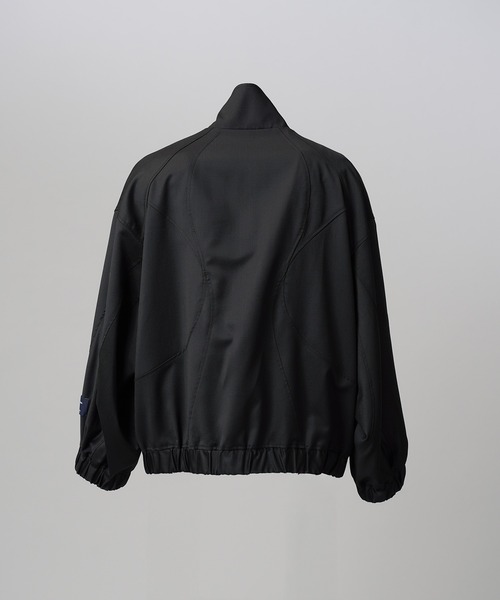 MAISON SPECIAL(メゾンスペシャル)の「《UNISEX》【Ermenegildo Zegna Fabric】Prime-Over Stand-Collar Blouson/【エルメネジルド・ゼニア ファブリック】プライムオーバースタンドカラーブルゾン【MAISON SPECIAL/メゾンスペシャル】■セットアップ対応■(ブルゾン・メンズ・ブラック/その他1/その他2・2/1/0)」の12枚目の写真