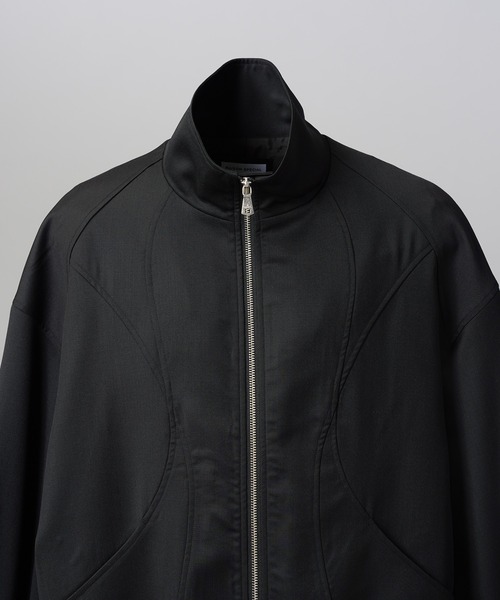 MAISON SPECIAL(メゾンスペシャル)の「《UNISEX》【Ermenegildo Zegna Fabric】Prime-Over Stand-Collar Blouson/【エルメネジルド・ゼニア ファブリック】プライムオーバースタンドカラーブルゾン【MAISON SPECIAL/メゾンスペシャル】■セットアップ対応■(ブルゾン・メンズ・ブラック/その他1/その他2・2/1/0)」の13枚目の写真