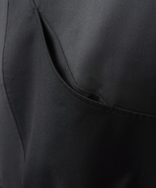 MAISON SPECIAL(メゾンスペシャル)の「《UNISEX》【Ermenegildo Zegna Fabric】Prime-Over Stand-Collar Blouson/【エルメネジルド・ゼニア ファブリック】プライムオーバースタンドカラーブルゾン【MAISON SPECIAL/メゾンスペシャル】■セットアップ対応■(ブルゾン・メンズ・ブラック/その他1/その他2・2/1/0)」の15枚目の写真