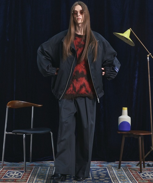 MAISON SPECIAL(メゾンスペシャル)の「《UNISEX》【Ermenegildo Zegna Fabric】Prime-Over Stand-Collar Blouson/【エルメネジルド・ゼニア ファブリック】プライムオーバースタンドカラーブルゾン【MAISON SPECIAL/メゾンスペシャル】■セットアップ対応■(ブルゾン・メンズ・ブラック/その他1/その他2・2/1/0)」の18枚目の写真