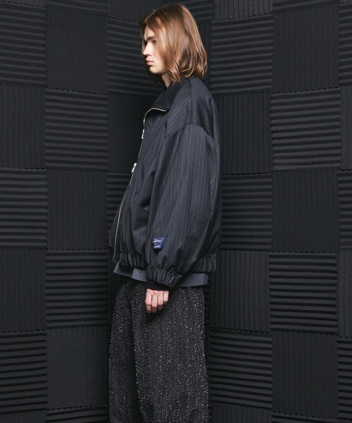 MAISON SPECIAL(メゾンスペシャル)の「《UNISEX》【Ermenegildo Zegna Fabric】Prime-Over Stand-Collar Blouson/【エルメネジルド・ゼニア ファブリック】プライムオーバースタンドカラーブルゾン【MAISON SPECIAL/メゾンスペシャル】■セットアップ対応■(ブルゾン・メンズ・ブラック/その他1/その他2・2/1/0)」の20枚目の写真