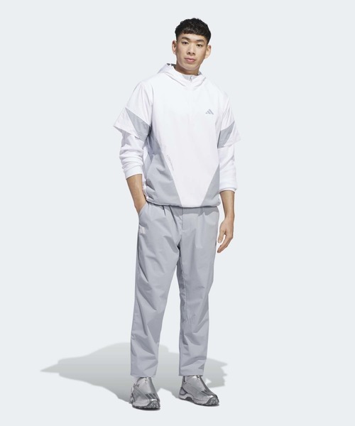 adidas(アディダス)の「コードカオス 半袖 パーカー ジャケット【adidas Golf/アディダスゴルフ】(ブルゾン・メンズ・ホワイト・SMALL/MEDIUM/LARGE/X-LARGE/XX-LARGE/3XL)」の5枚目の写真