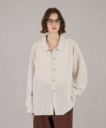 ONCILY | SILVER BUTTON LONG SLEEVE SHIRT / シルバーボタンロングスリーブシャツ(シャツ/ブラウス)