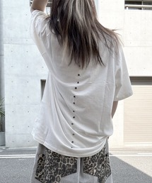 Back Eyelet Tee/バックアイレットT