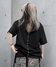 Back Eyelet Tee/バックアイレットT