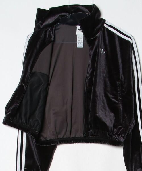 adidas(アディダス)の「ルーシュ&リボン トラックトップ(ジャージ) / トラックジャケット / アディダスオリジナルス adidas Originals(ジャージ・レディース・ブラック・MEDIUM/SMALL/X-LARGE/XX-LARGE/LARGE/X-SMALL)」の7枚目の写真