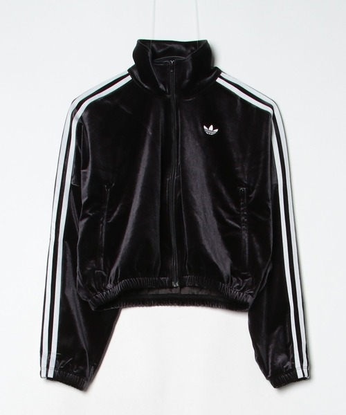 adidas(アディダス)の「ルーシュ&リボン トラックトップ(ジャージ) / トラックジャケット / アディダスオリジナルス adidas Originals(ジャージ・レディース・ブラック・MEDIUM/SMALL/X-LARGE/XX-LARGE/LARGE/X-SMALL)」の5枚目の写真