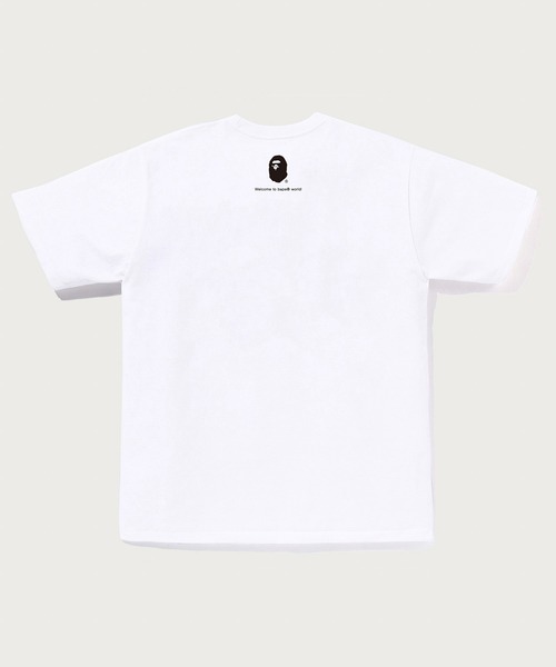 A BATHING APE(アベイシングエイプ)の「BAPE CARD BIG APE HEAD TEE BAPEC(Tシャツ/カットソー・メンズ・ホワイト×グリーン/ブラック×グリーン/ブラック×ゴールド/ホワイト×ゴールド・SMALL/MEDIUM/LARGE/X-LARGE/XX-LARGE/XXX-LARGE)」の6枚目の写真