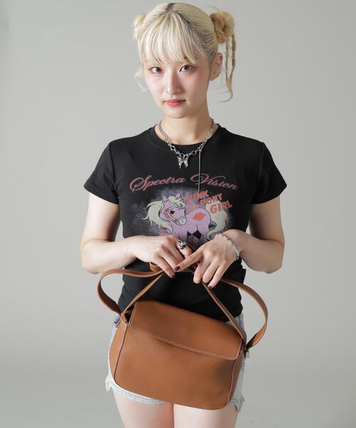 L.H.P(エルエイチピー)の「MAVYTH/メヴィス/2WAY BAG(ショルダーバッグ・レディース・ベージュ/ミント/イエロー/キャメル/ブラック・F)」の8枚目の写真