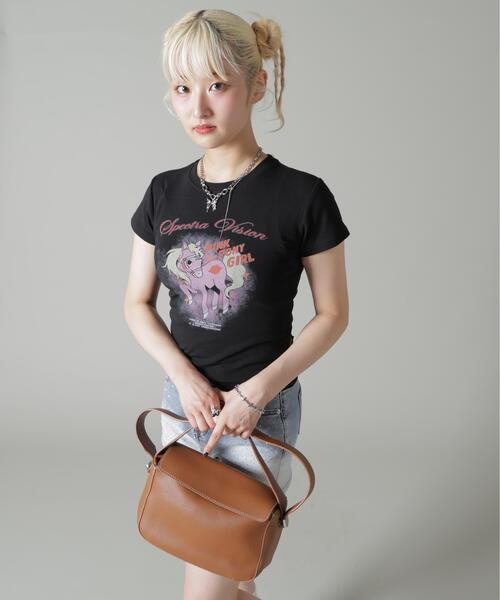 L.H.P(エルエイチピー)の「MAVYTH/メヴィス/2WAY BAG(ショルダーバッグ・レディース・ベージュ/ミント/イエロー/キャメル/ブラック・F)」の9枚目の写真