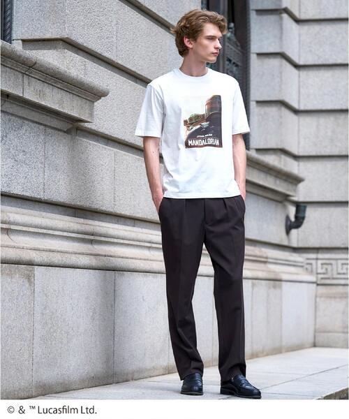 DRESSTERIOR(ドレステリア)の「【接触冷感】STAR WARS マンダロリアン・アンド・グローグー Tシャツ(Tシャツ/カットソー・メンズ・グレー/ブラック/ホワイト・90/91/94/92)」の11枚目の写真