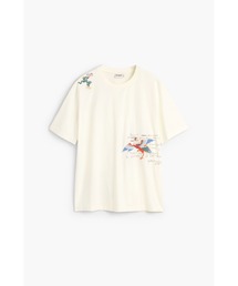 Desigual（デシグアル）の「オリエンタル生物刺繍プリント半袖Tシャツ（Tシャツ/カットソー）」