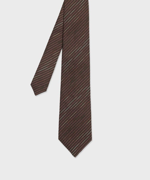 Paul Smith(ポールスミス)の「“Color Pencil Stripe” タイ【260020 552MJ】(ネクタイ・メンズ・パープル/グリーン/ブラウン/ネイビー・FREE)」の2枚目の写真
