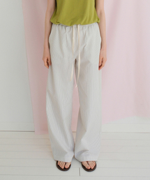 Cozy Stripe banding pants (CREAM)