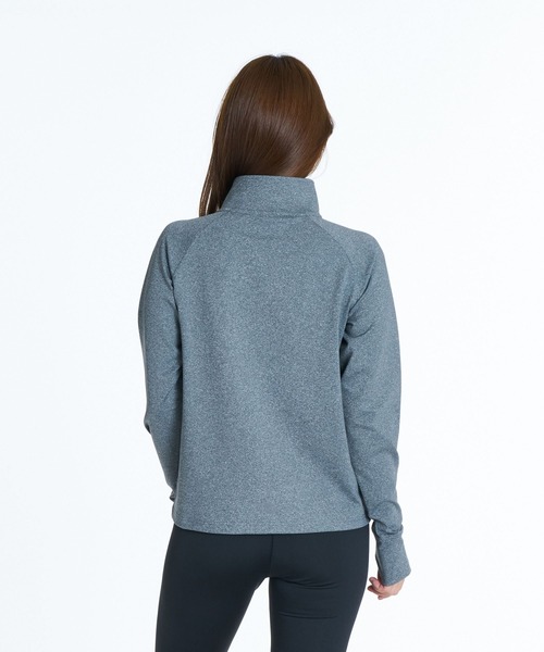 ROXY(ロキシー)の「ROXY FITNESS MY 1ST ROXY ZIP ジップアップジャージトップス /速乾/UVカット/水陸両用 【2026年秋冬モデル】/ロキシー(ジャージ・レディース・ブラック/グレー/カーキ・SMALL/MEDIUM/LARGE)」の6枚目の写真
