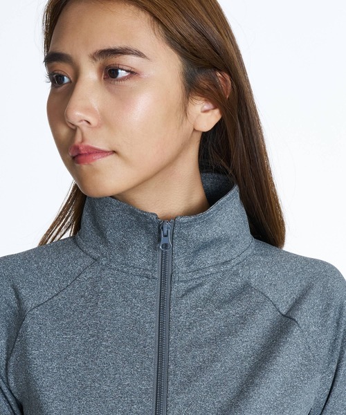 ROXY(ロキシー)の「ROXY FITNESS MY 1ST ROXY ZIP ジップアップジャージトップス /速乾/UVカット/水陸両用 【2026年秋冬モデル】/ロキシー(ジャージ・レディース・ブラック/グレー/カーキ・SMALL/MEDIUM/LARGE)」の7枚目の写真