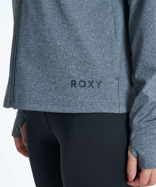 ROXY(ロキシー)の「ROXY FITNESS MY 1ST ROXY ZIP ジップアップジャージトップス /速乾/UVカット/水陸両用 【2026年秋冬モデル】/ロキシー(ジャージ・レディース・ブラック/グレー/カーキ・SMALL/MEDIUM/LARGE)」の8枚目の写真