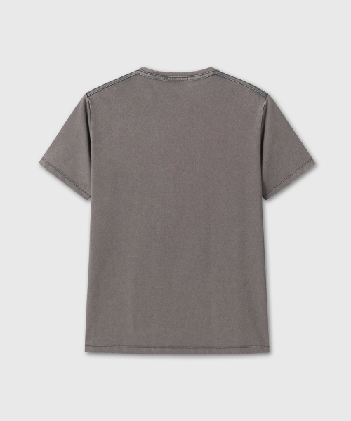 DIVEIN(ダイブイン)の「WASHED REGULAR FIT T-SHIRTS (CHARCOAL)(Tシャツ/カットソー・メンズ・その他・0/1/2)」の3枚目の写真