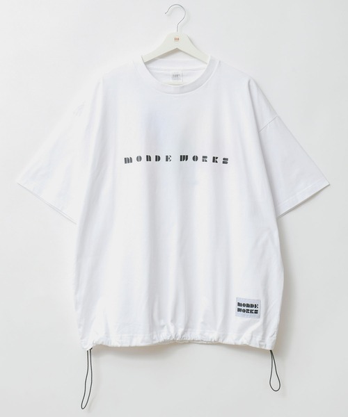 MONDEWORK（モンドワーク）の「MONDE5RINPIC Tシャツ（Tシャツ/カットソー・レディース・ブラック/ホワイト・XL/L/M）」の5枚目の写真