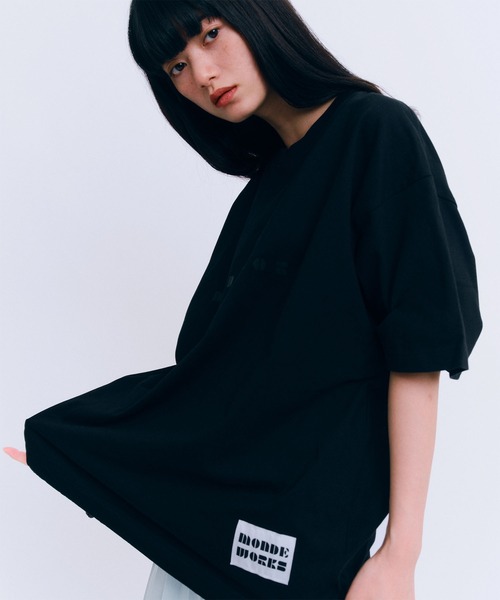 MONDEWORK（モンドワーク）の「MONDE5RINPIC Tシャツ（Tシャツ/カットソー・レディース・ブラック/ホワイト・XL/L/M）」の9枚目の写真